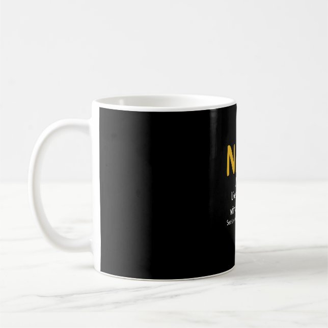 Mother Art Nina Definition Coffee Mug (Left)