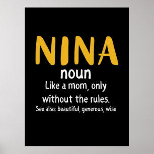 Mother Art Nina Definition Poster