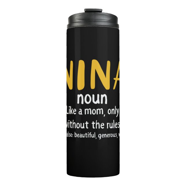 Mother Art Nina Definition Thermal Tumbler (Front)