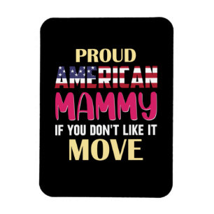 Mother Art Proud American Mummy Magnet