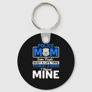 Mother Art Proud Police Mum Key Ring