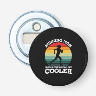 Mother Art Proud Running Mom Bottle Opener