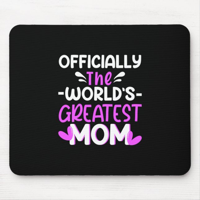 Mother Art The World Greatest Mum Mouse Pad (Front)