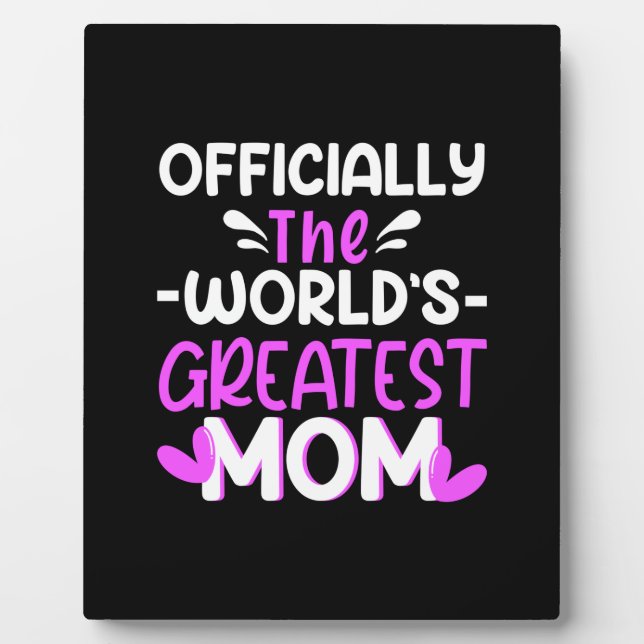 Mother Art The World Greatest Mum Plaque (Front)