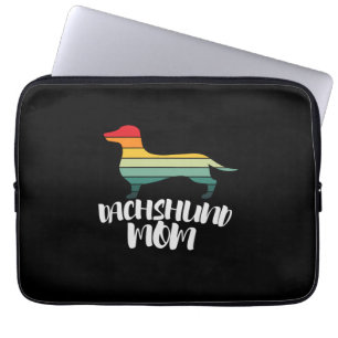 Mother Art Vintage Dachshund Mum Laptop Sleeve