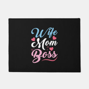 Mother Art Wife Mom Boss Doormat