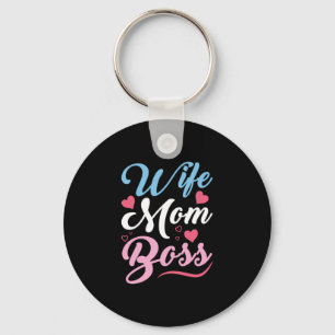 Mother Art Wife Mum Boss Key Ring