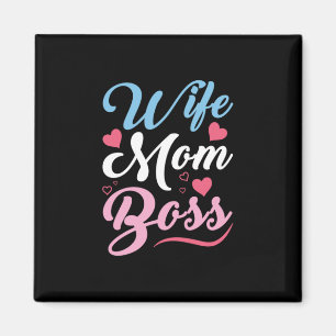Mother Art Wife Mum Boss Magnet
