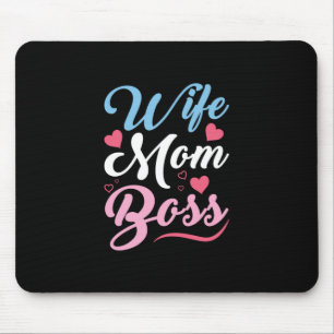 Mother Art Wife Mum Boss Mouse Pad