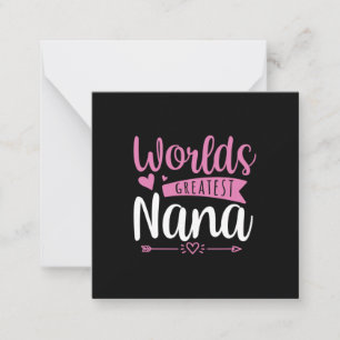 Mother Art World Greatest Nana Card