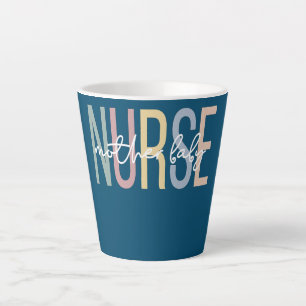 Mother Baby Nurse Boho Postpartum Nurse  Latte Mug