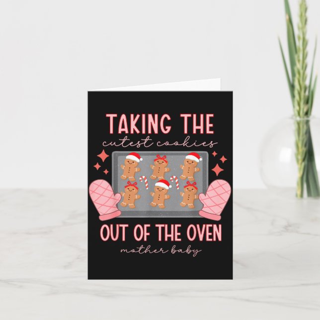 Mother Baby Nurse Christmas Mbu Stpartum Nurse Xma Card (Front)