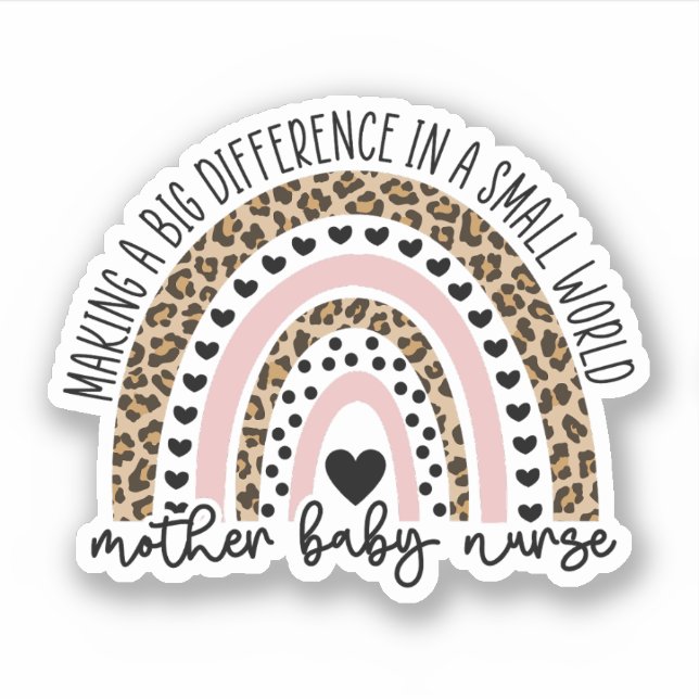 Mother Baby Nurse Gift, Postpartum Nurse (Front)