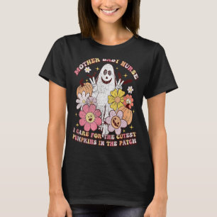 Mother Baby Nurse I Care For Cutest Pumpkins Hallo T-Shirt