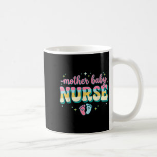 Mother Baby Nurse Team Coquette Blue Stethoscope Coffee Mug