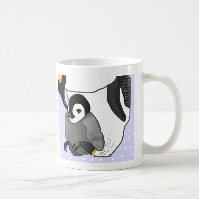 Mother & Baby Penguin Coffee Mug (Right)