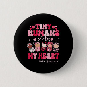 Mother Baby Unit Valentine Nurse Cute Love Heart 6 Cm Round Badge