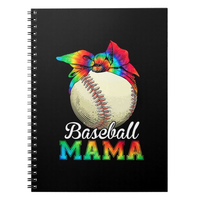 Mother Baseball Mama Birthday Notebook (Front)