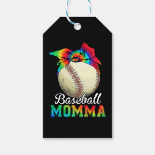 Mother Baseball Momma Birthday Gift Tags