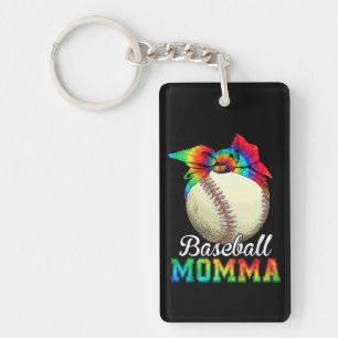 Mother Baseball Momma Birthday Key Ring