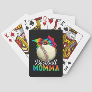 Mother Baseball Momma Birthday Playing Cards