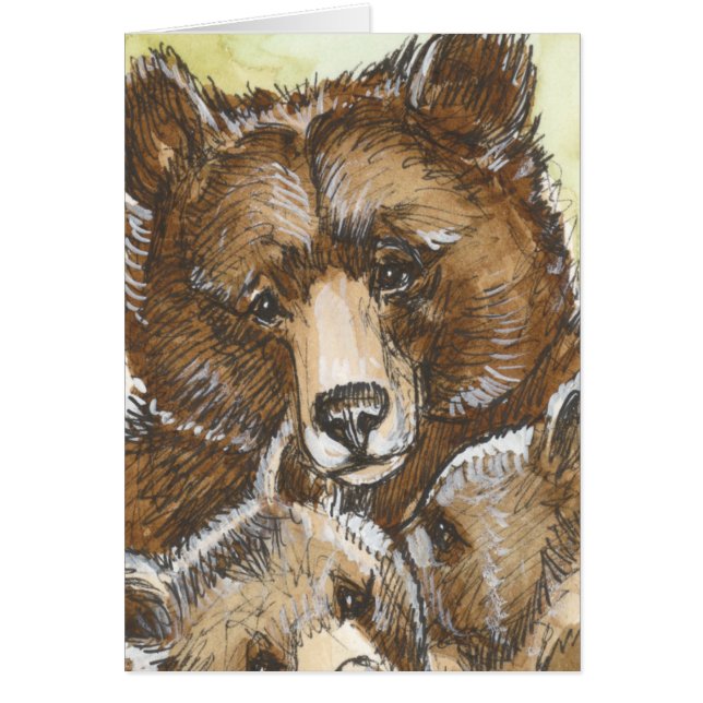 Mother Bear and Cubs (Front)