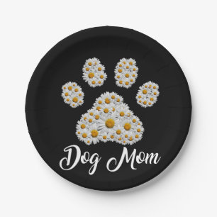Mother Best Dog Mom Ever Birthday Paper Plate