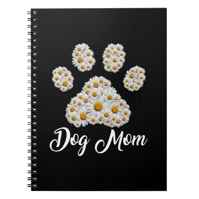 Mother Best Dog Mum Ever Birthday Notebook (Front)
