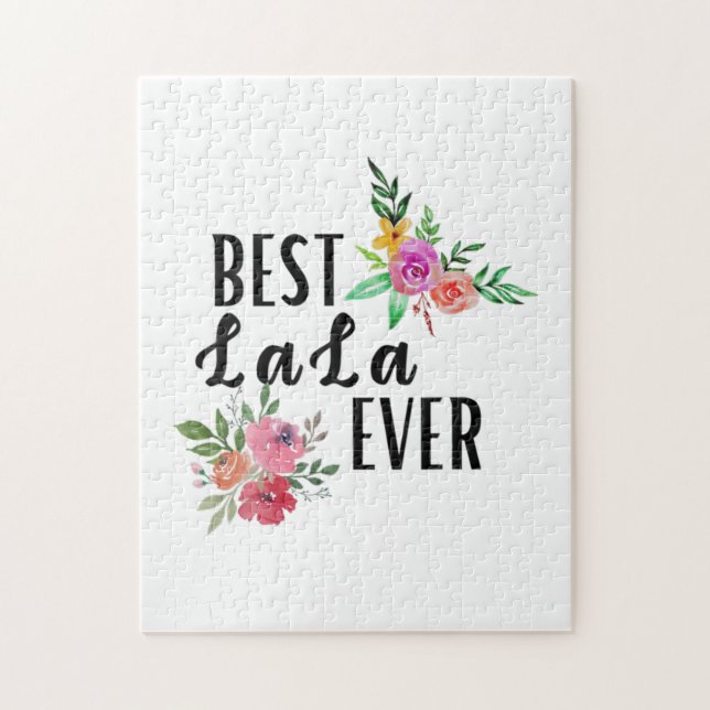 Mother Best Lala Ever Birthday Jigsaw Puzzle (Vertical)