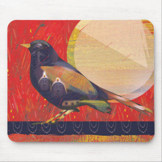 Mother bird mouse pad