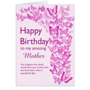 Mother Birthday Butterflies