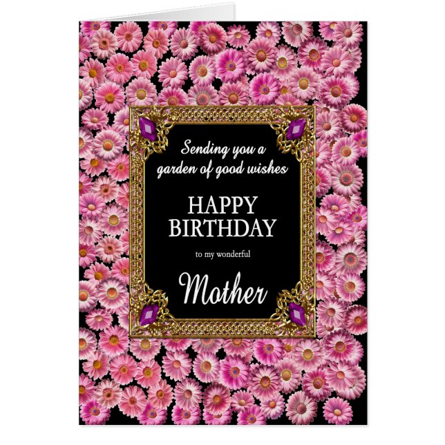 Mother Birthday Pink Daisies (Front)