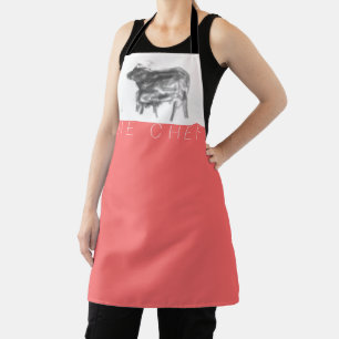 Mother Buffalo and her cub Chinese Ox Year Ap3 Apron