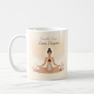 Mother & Child Meditation Serenity Art Coffee Mug