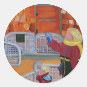 MOTHER/CHILD ZOO STICKER