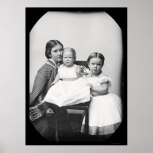 Mother & Children, Gertrude Hubbard Daguerreotype Poster