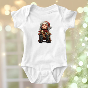 Mother Christmas II Baby Bodysuit
