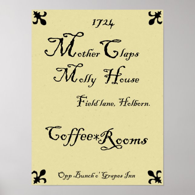 Mother Claps Molly House Poster (Front)