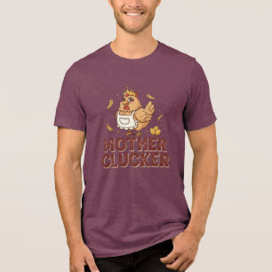 Mother Clucker Tote Bag Tri-Blend Shirt