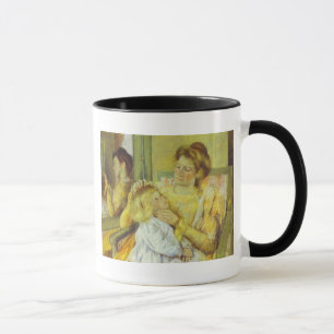 Mother Combing Her Child's Hair. 1901, Mary Cassat Mug