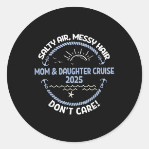 Mother Daughter Cruise 2025 Boat Trip Mum Daughter Classic Round Sticker