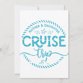 Mother Daughter Cruise Trip  Holiday Card