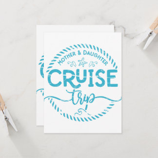 Mother Daughter Cruise Trip Invitation