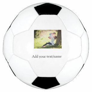 Mother daughter family photo add name picture text soccer ball