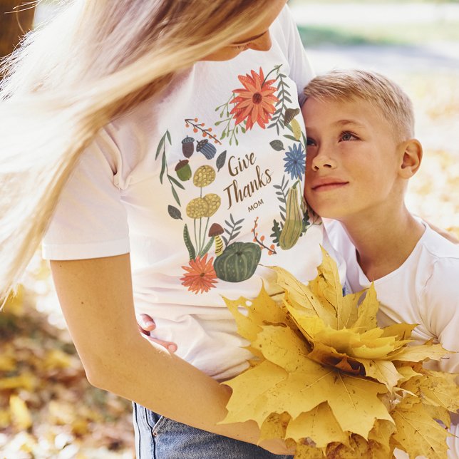 Mother Daughter Mum Thanksgiving fall outfit T-Shirt (Mother Mom Thanksgiving fall outfit T-Shirt)