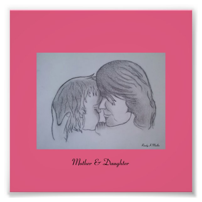 Mother & Daughter...print Photo Print (Front)