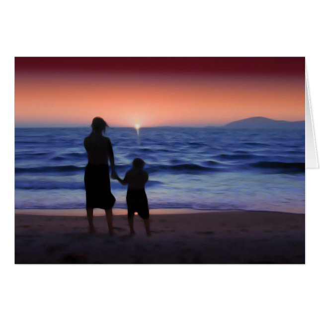 Mother Daughter Sunset (Front Horizontal)