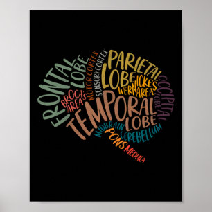 Mother Day Anatomy Of The Brain Nurse Brain Anatom Poster