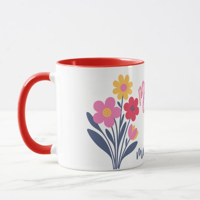 Mother day modern design mug (Left)