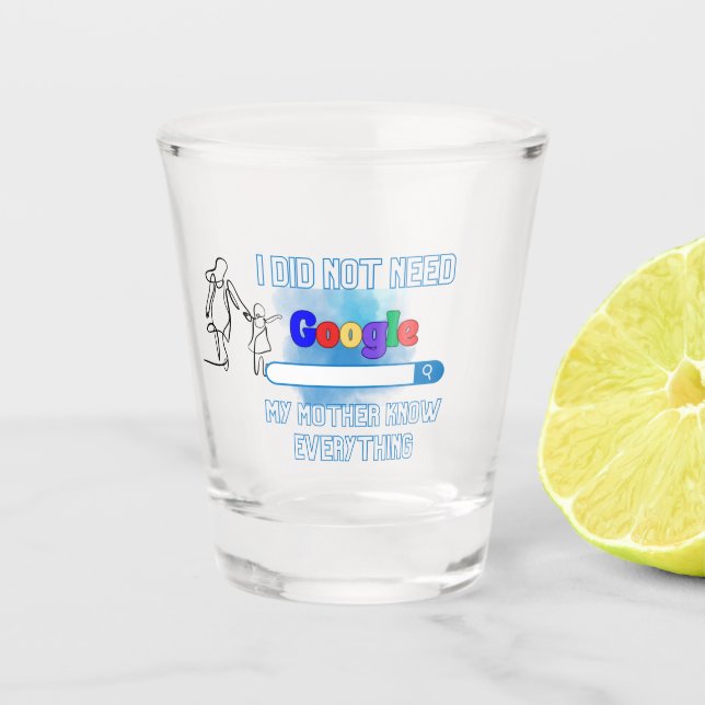 Mother day  shot glass (Front)
